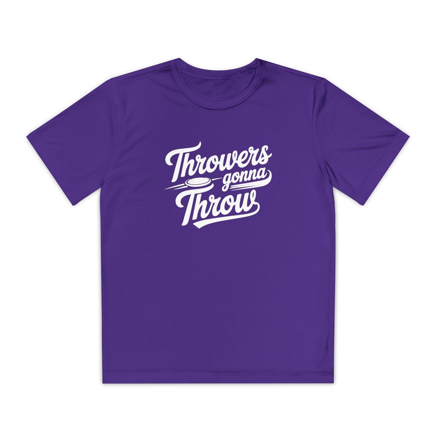 Throwers Gonna Throw Youth Moisture Wicking Tee