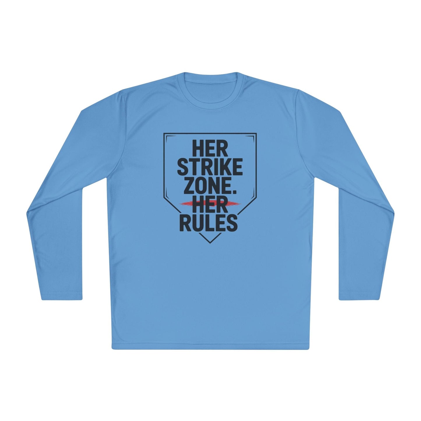 Her Strike Zone, Her Rules Lightweight Long Sleeve Tee