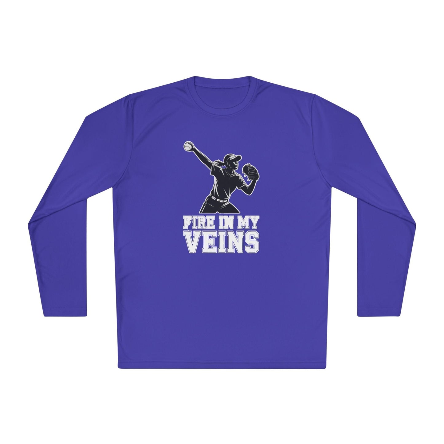 Fire In My Veins Unisex Lightweight Long Sleeve Tee