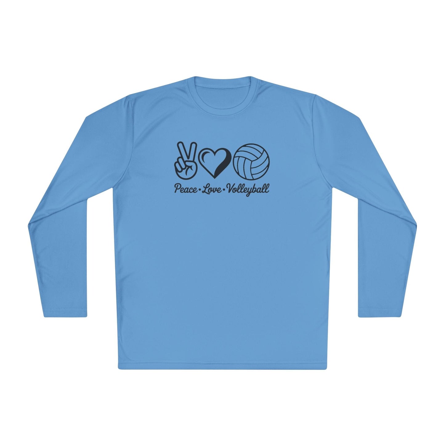 Peace • Love • Volleyball Lightweight Long Sleeve Tee
