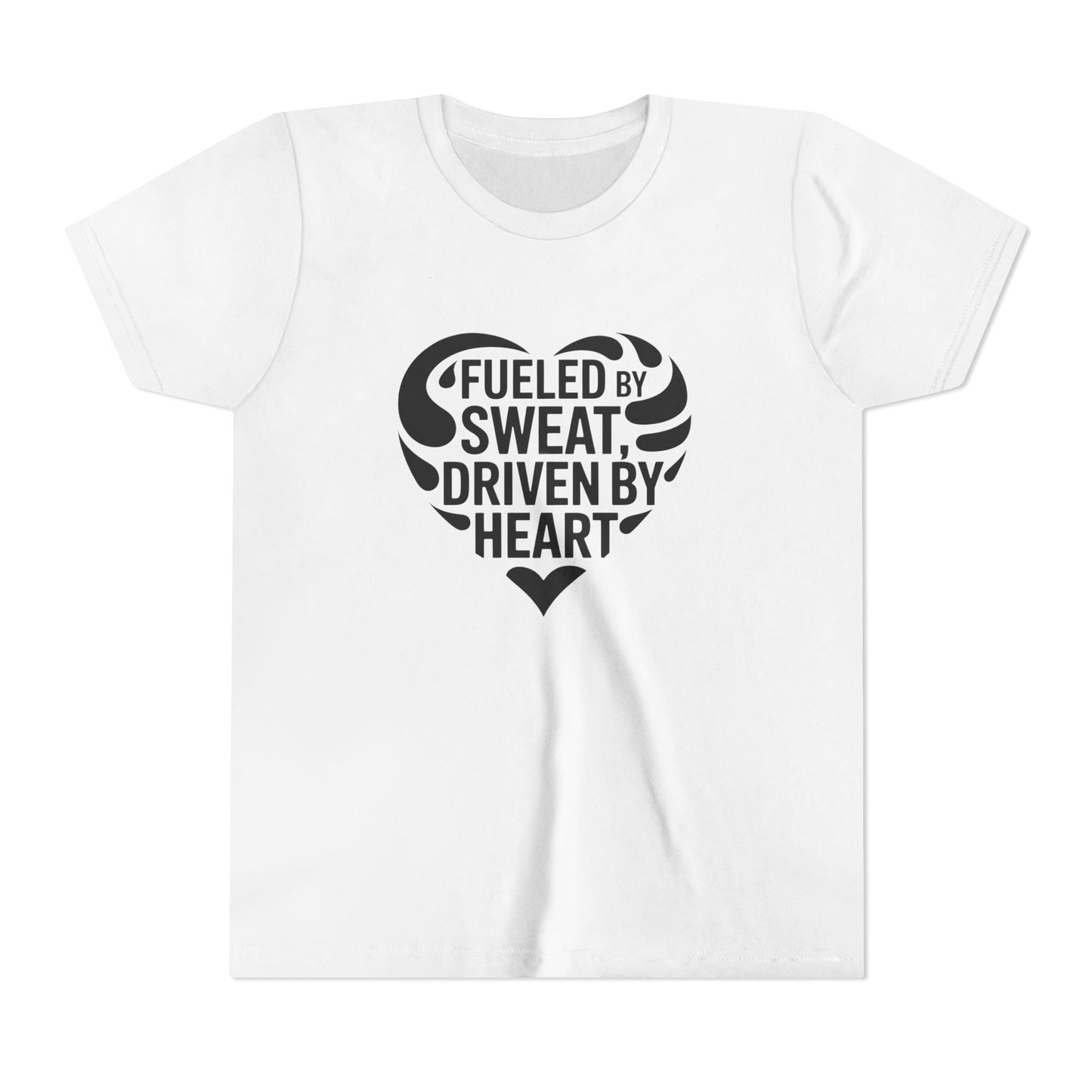 Fueled by Sweat, Driven by Heart Youth Short Sleeve Tee