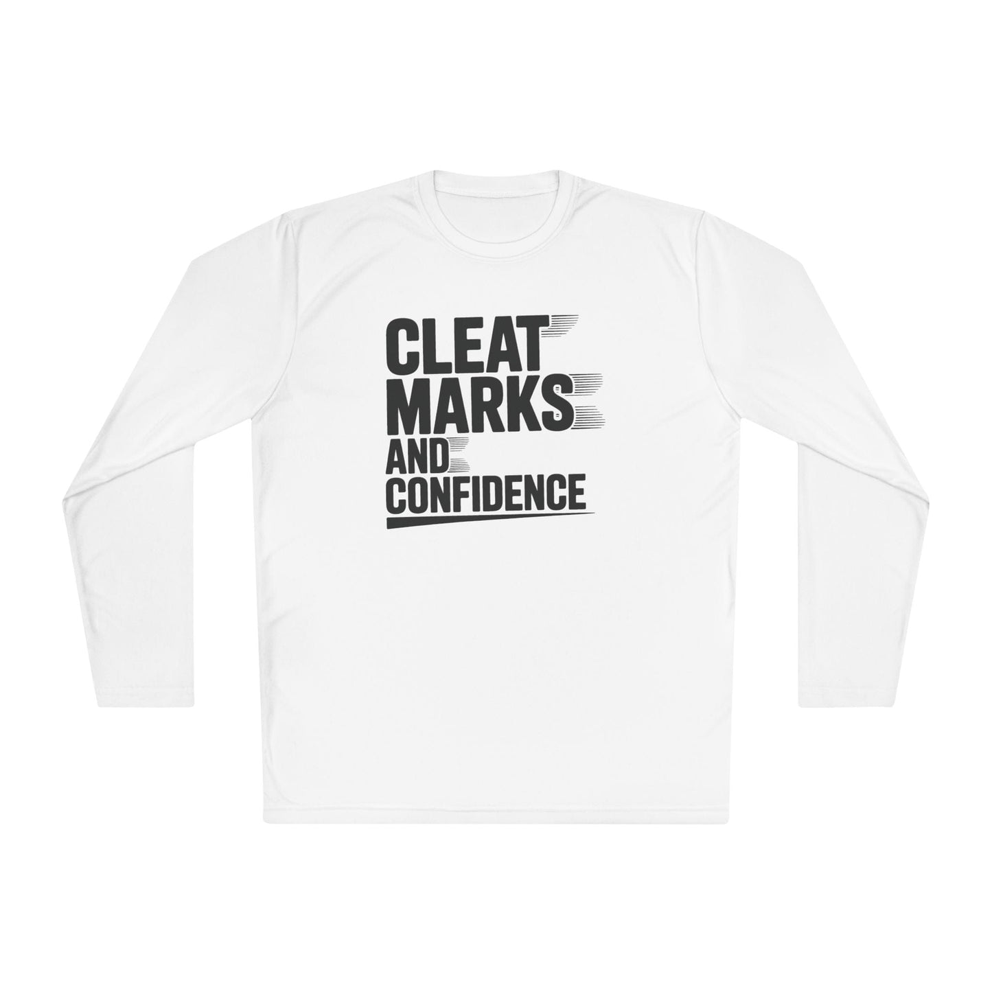 Cleat Marks And Confidence Unisex Lightweight Long Sleeve Tee