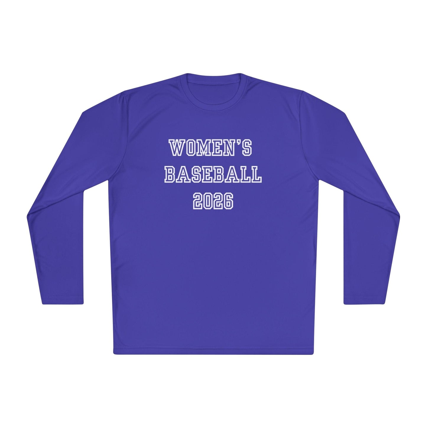 Women's Baseball 2026 Unisex Lightweight Long Sleeve Tee