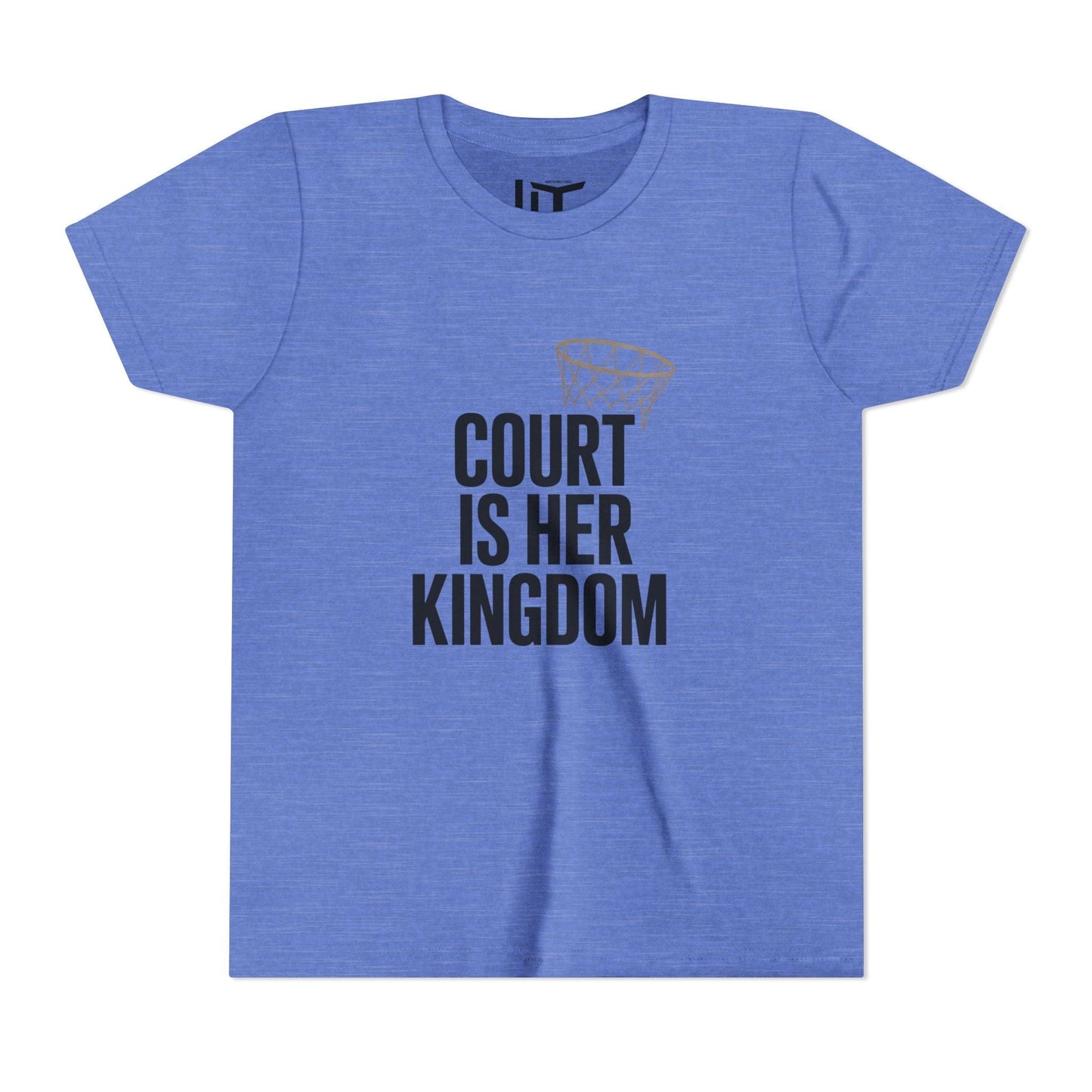 Court Is Her Kingdom Youth Short Sleeve Tee