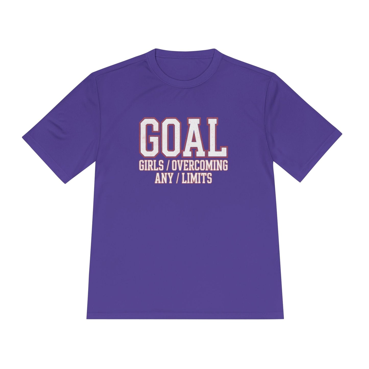 Goal: Girls Overcoming Any Limits Unisex Moisture Wicking Tee