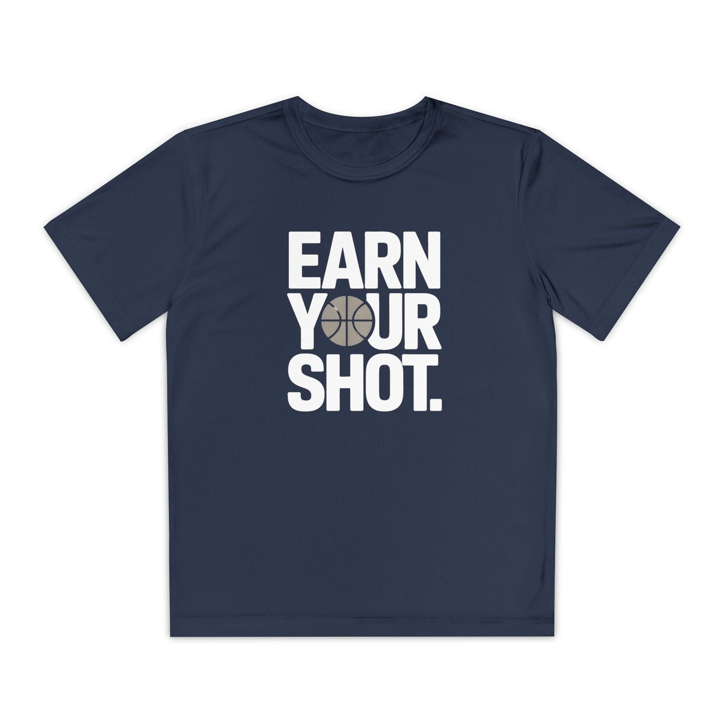 Earn Your Shot Youth Moisture Wicking Tee