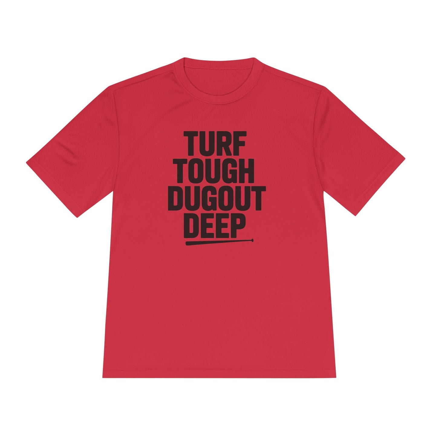 Turf Tough, Dugout Deep Unisex Moisture Wicking Tee