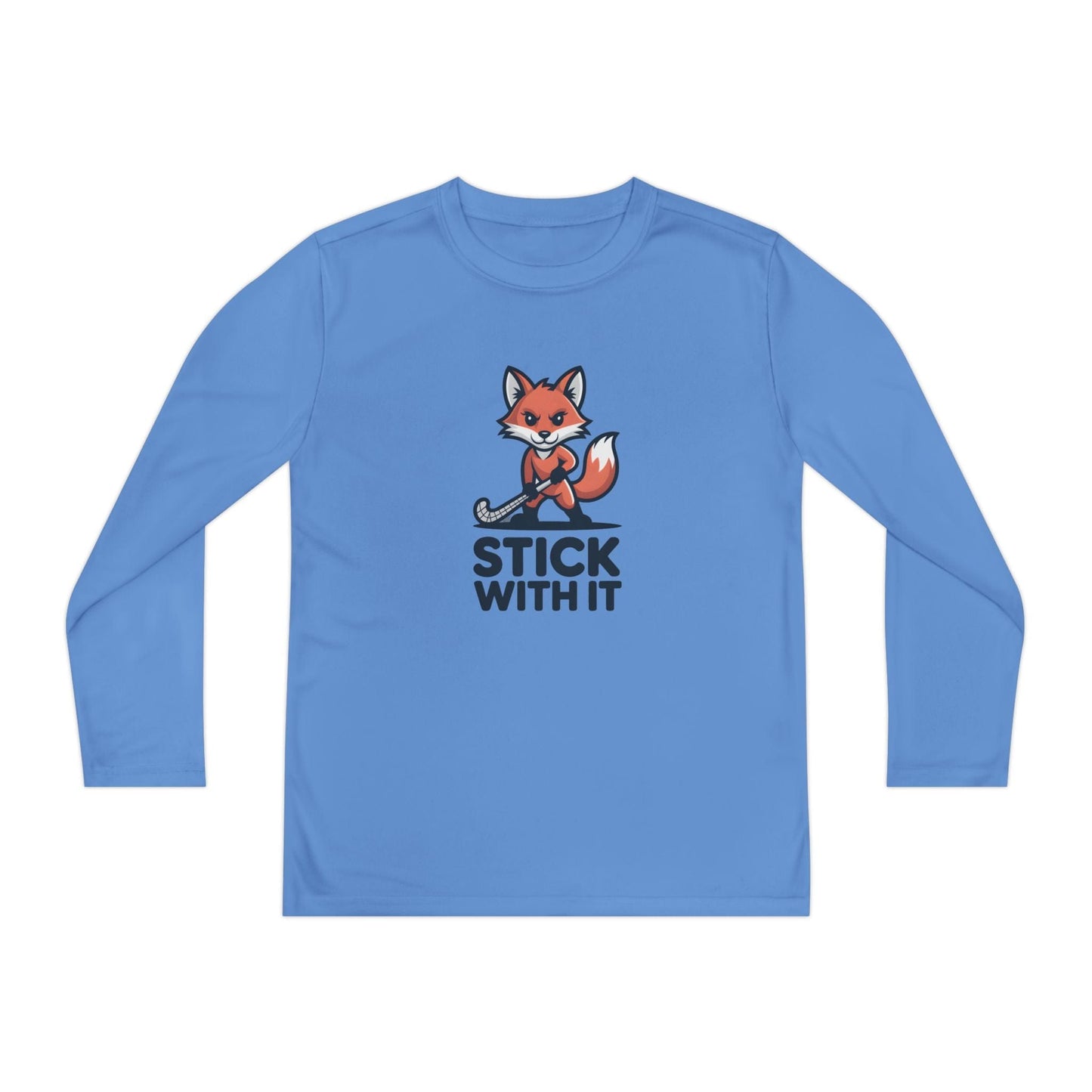 Stick With It Youth Long Sleeve Competitor Tee