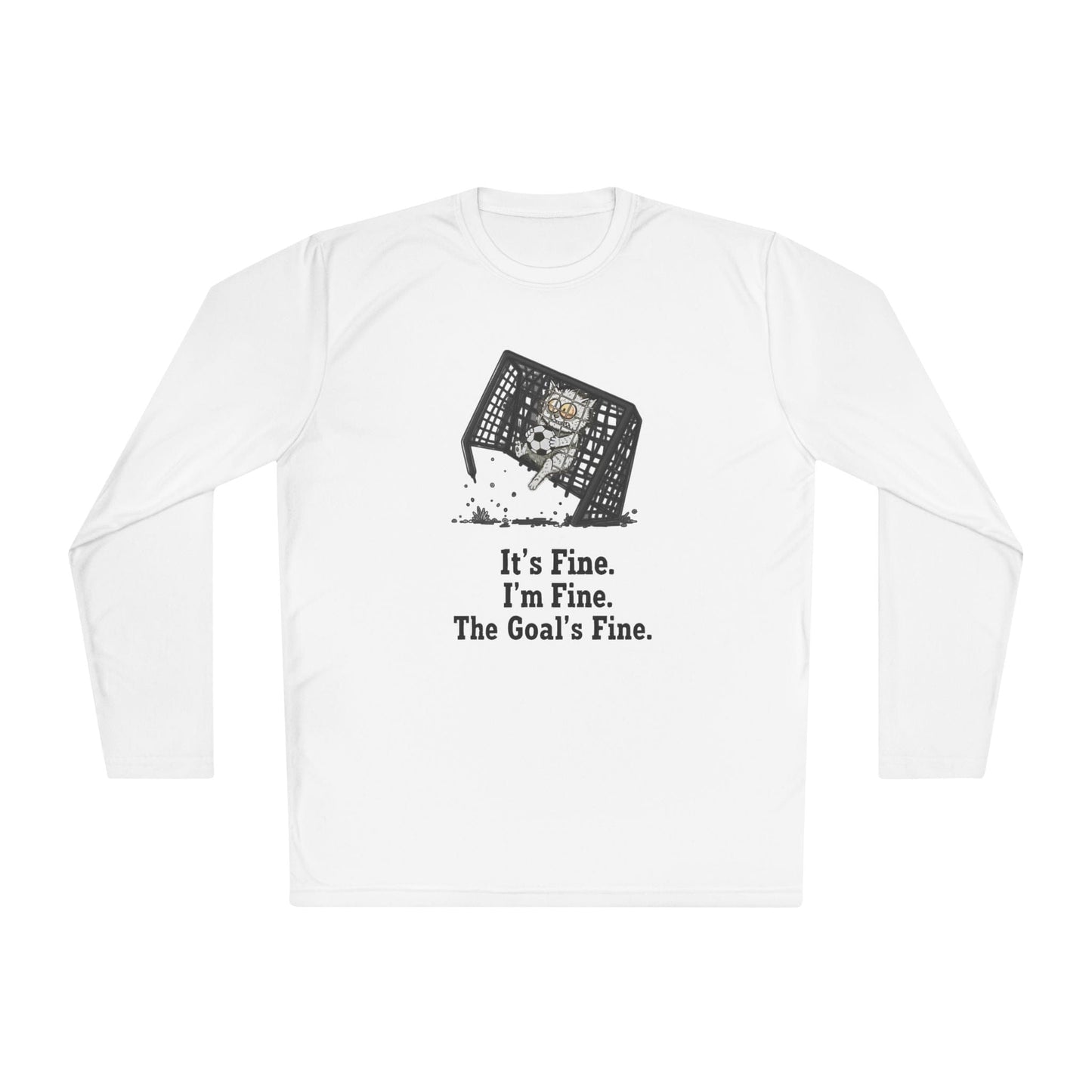 It's Fine, Soccer Lightweight Long Sleeve Tee