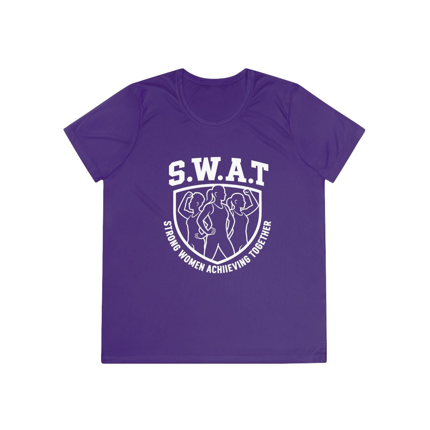 S.W.A.T – Strong Women Achieving Together Ladies Moisture Wicking Tee