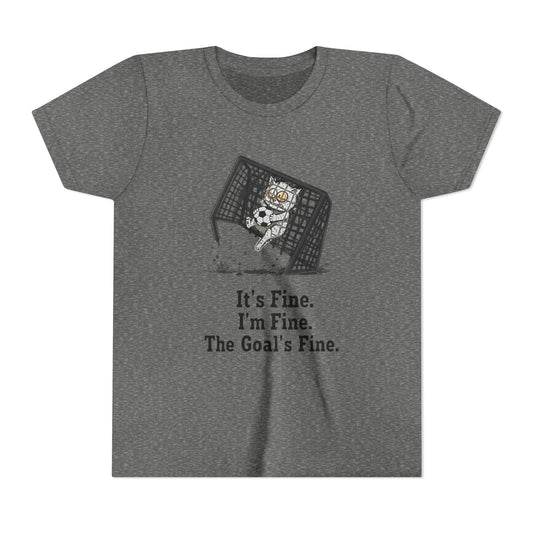 It's Fine, Soccer Youth Short Sleeve Tee