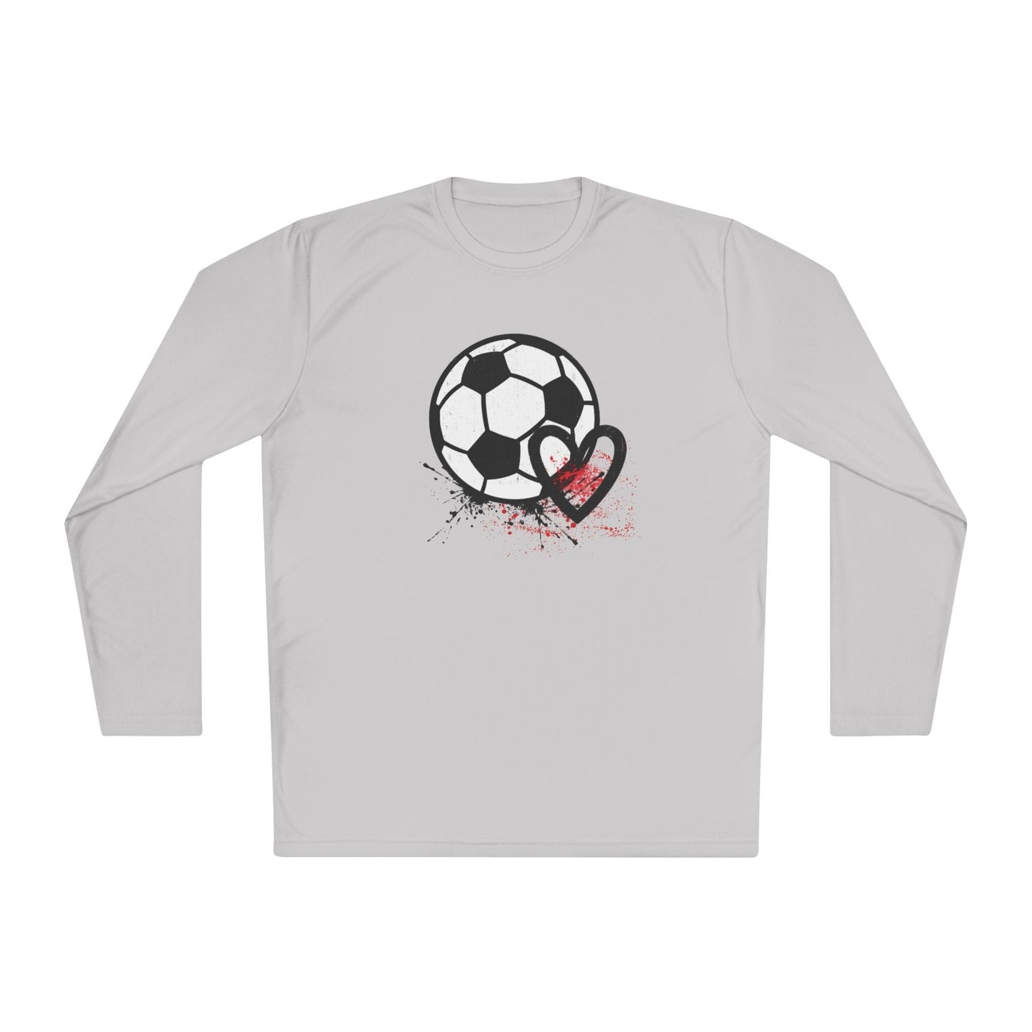 Soccer Is Her Heartbeat  Lightweight Long Sleeve Tee