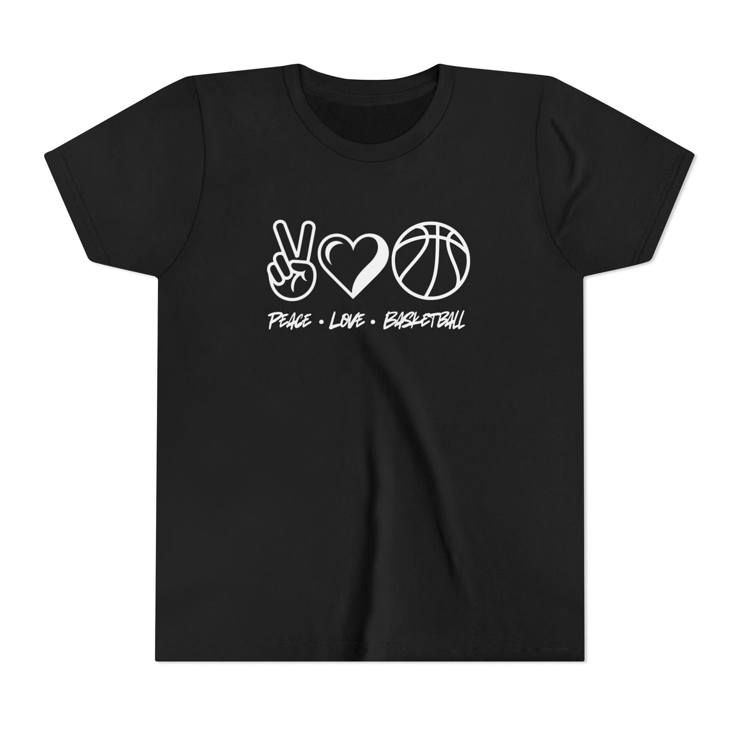 Peace • Love • Basketball Youth Short Sleeve Tee