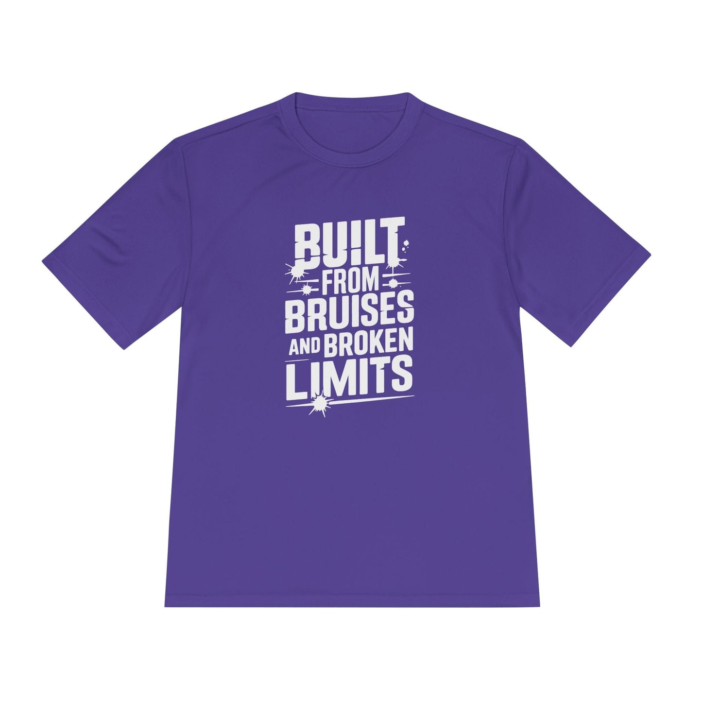 Built From Bruises And Broken Limits Unisex Moisture Wicking Tee