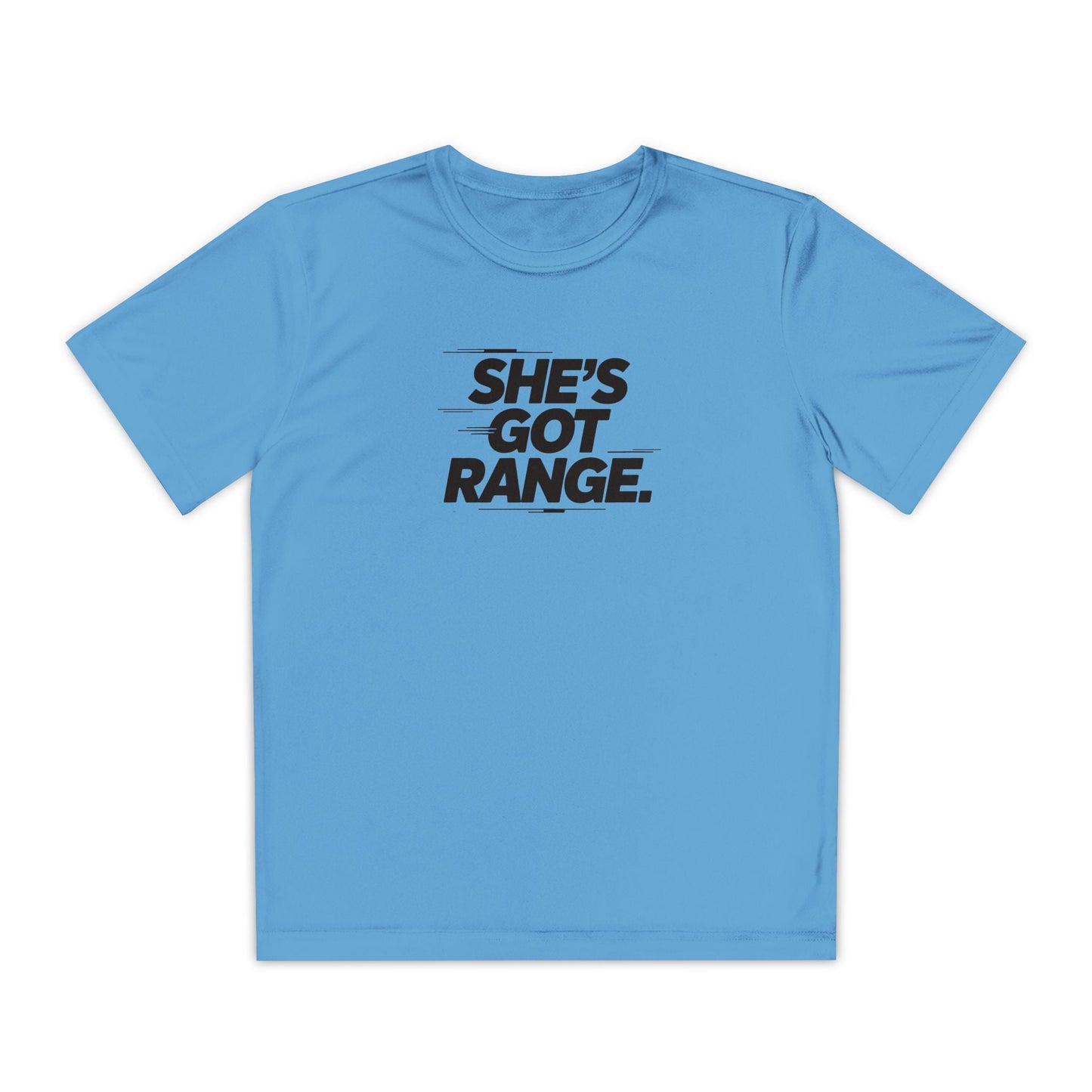 She's Got Range Youth Moisture Wicking Tee