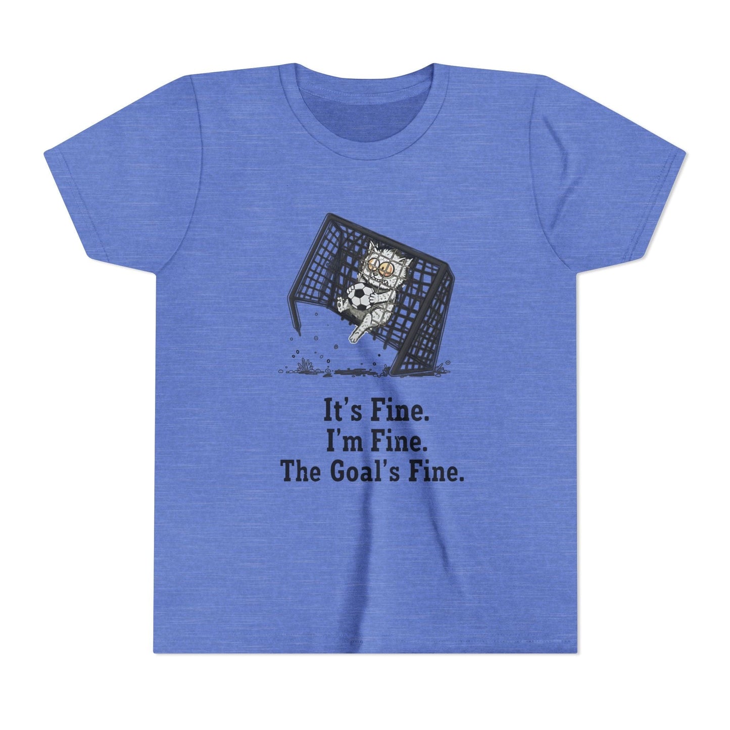 It's Fine, Soccer Youth Short Sleeve Tee