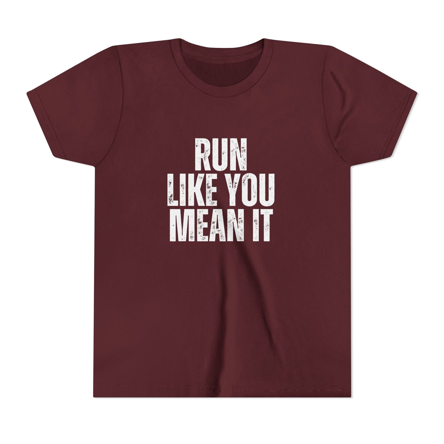 Run Like You Mean It Youth Short Sleeve Tee