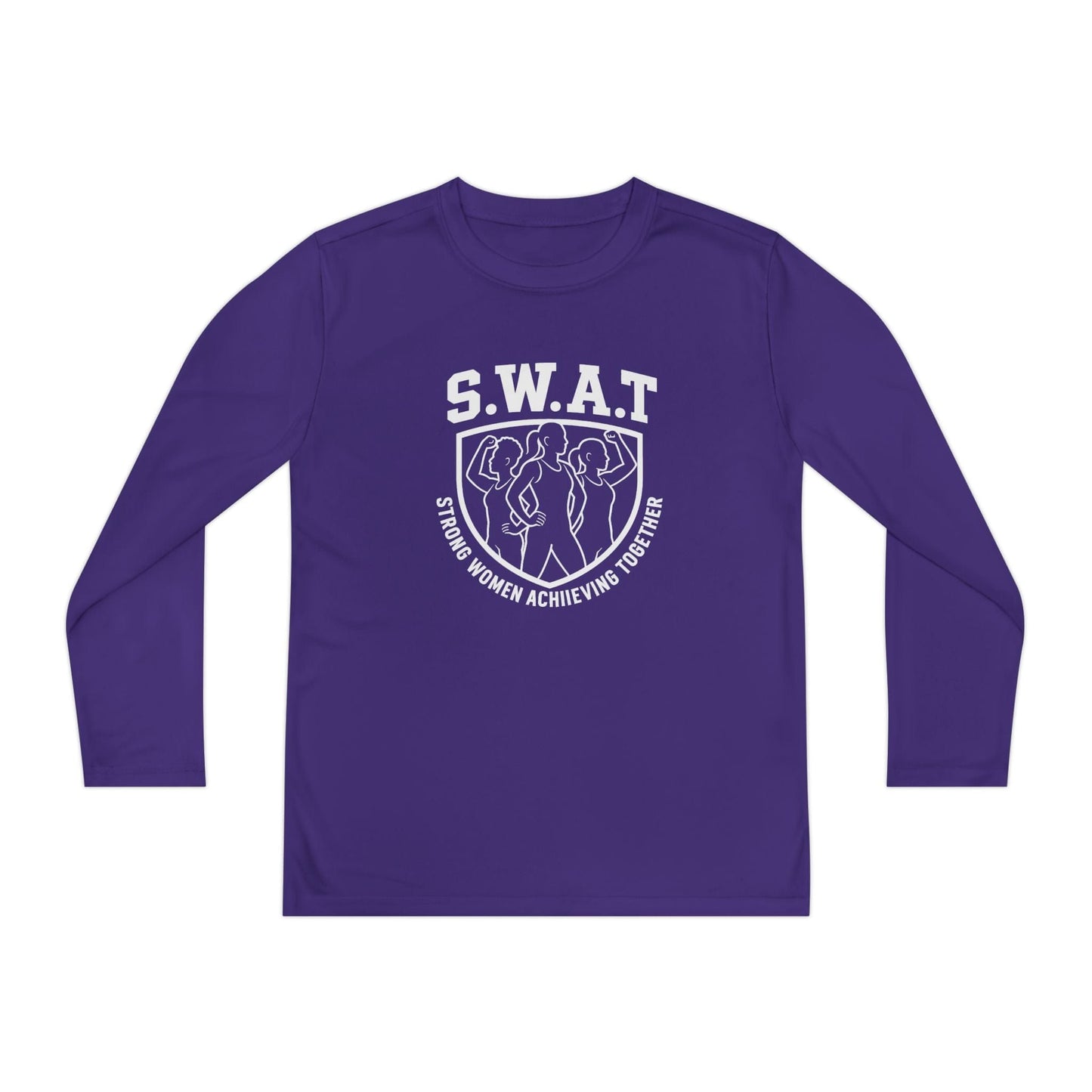 S.W.A.T – Strong Women Achieving Together Youth Long Sleeve Competitor Tee