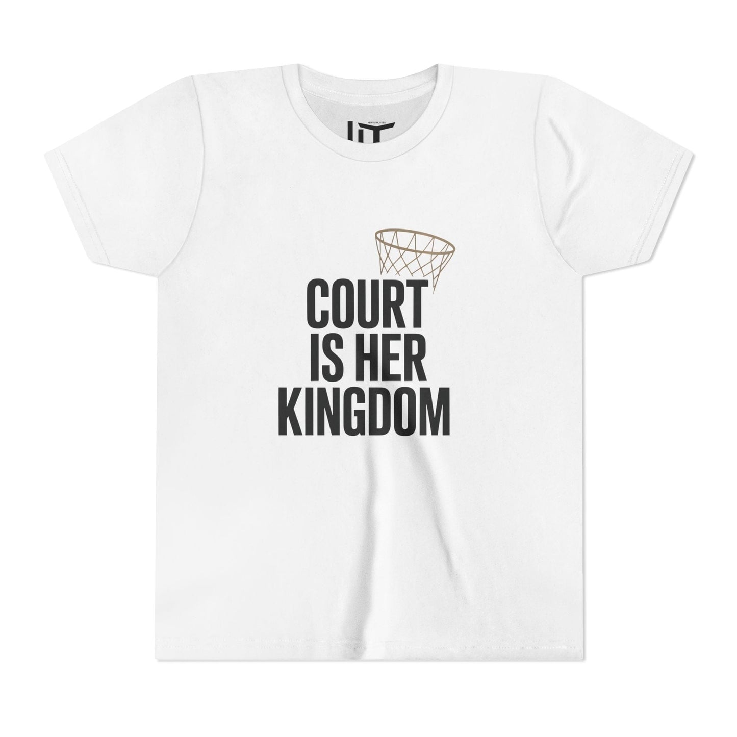 Court Is Her Kingdom Youth Short Sleeve Tee