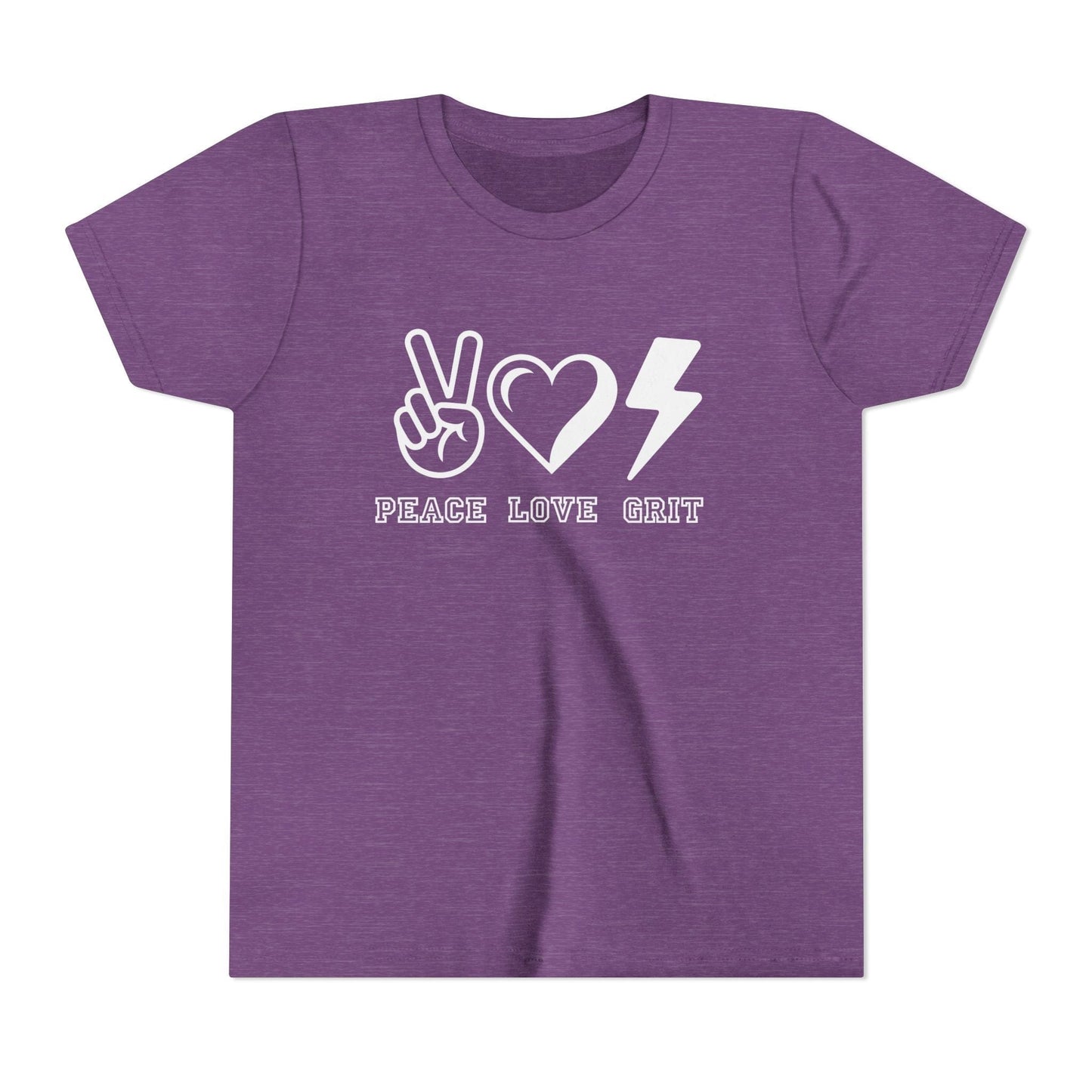 Peace, Love, Grit Youth Short Sleeve Tee