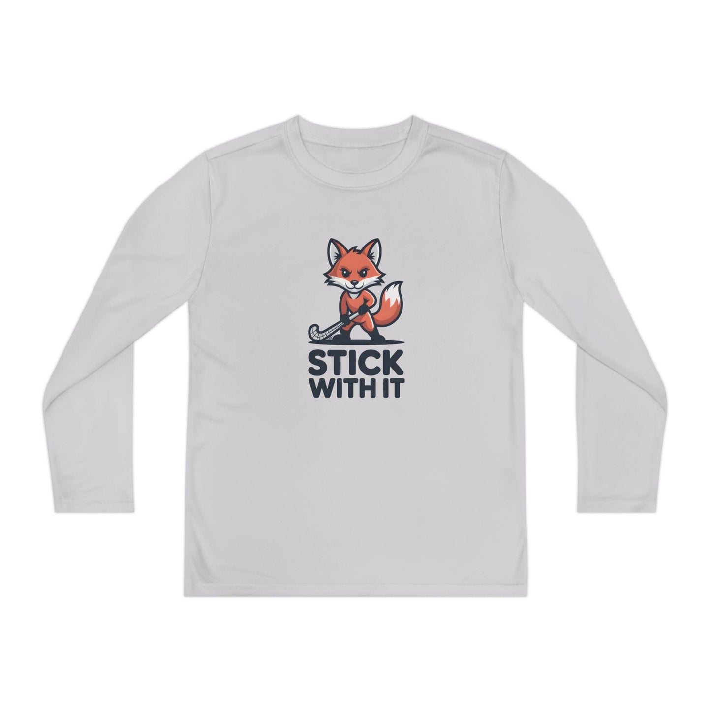 Stick With It Youth Long Sleeve Competitor Tee