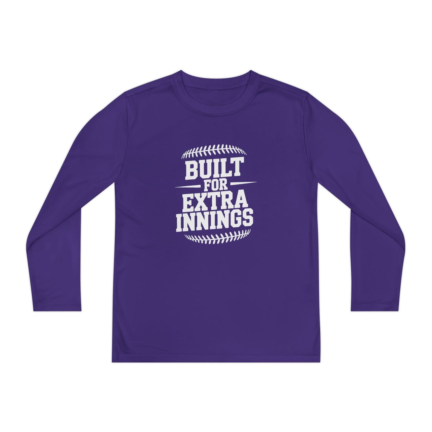 Built For Extra Innings Youth Long Sleeve Competitor Tee