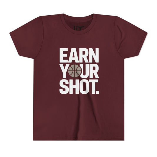 Earn Your Shot Youth Short Sleeve Tee