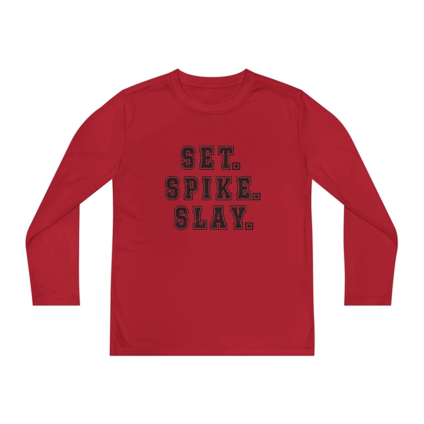 Set.Spike.Slay Youth Long Sleeve Competitor Tee