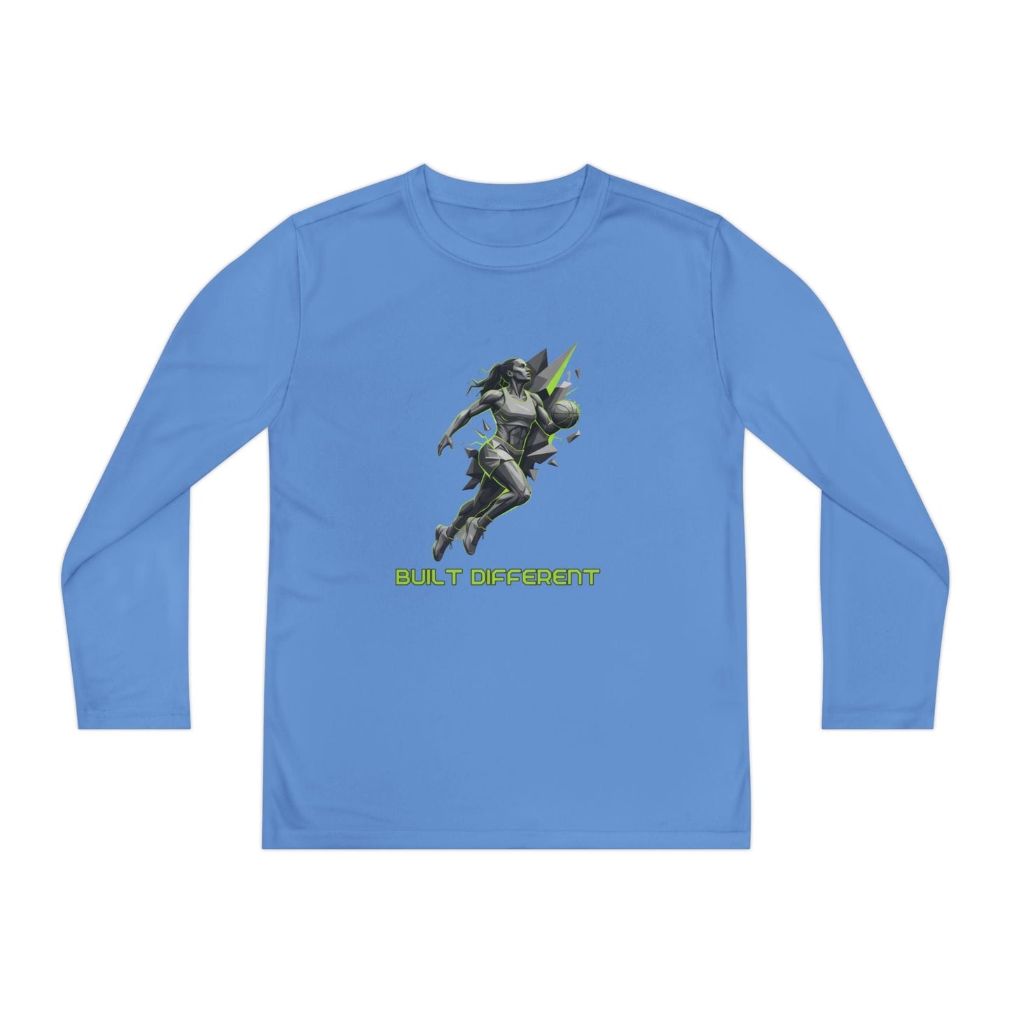 Built Different Youth Long Sleeve Competitor Tee