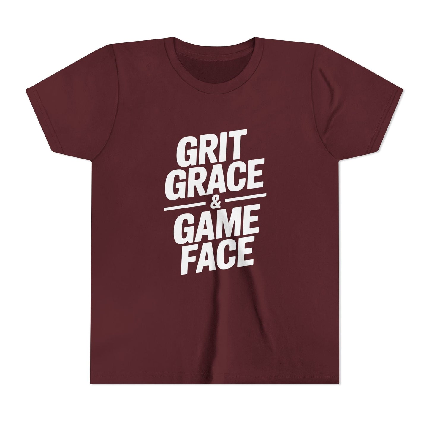 Grit, Grace, And Game Face Youth Short Sleeve Tee