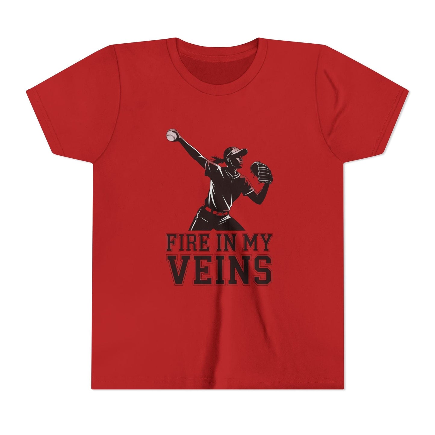 Fire In My Veins Youth Short Sleeve Tee