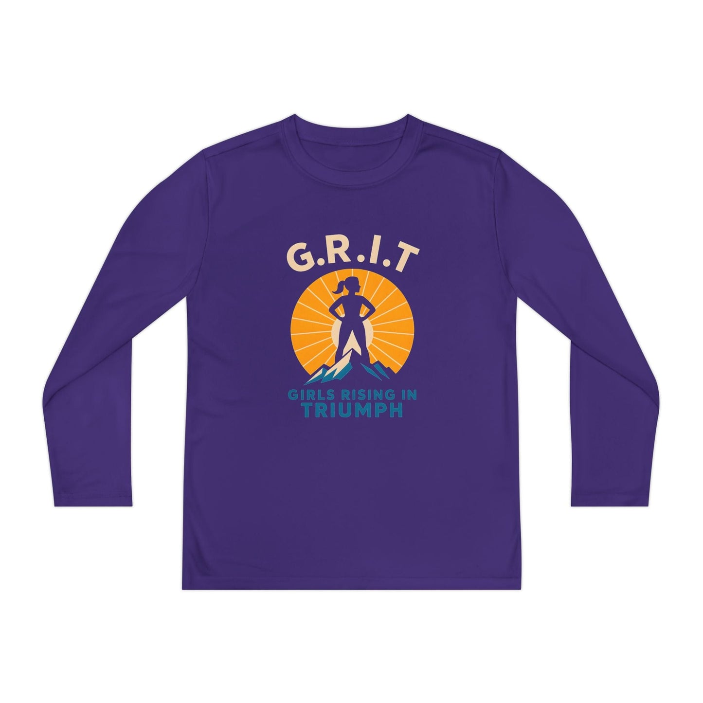 Girls Rising In Triumph Youth Long Sleeve Competitor Tee