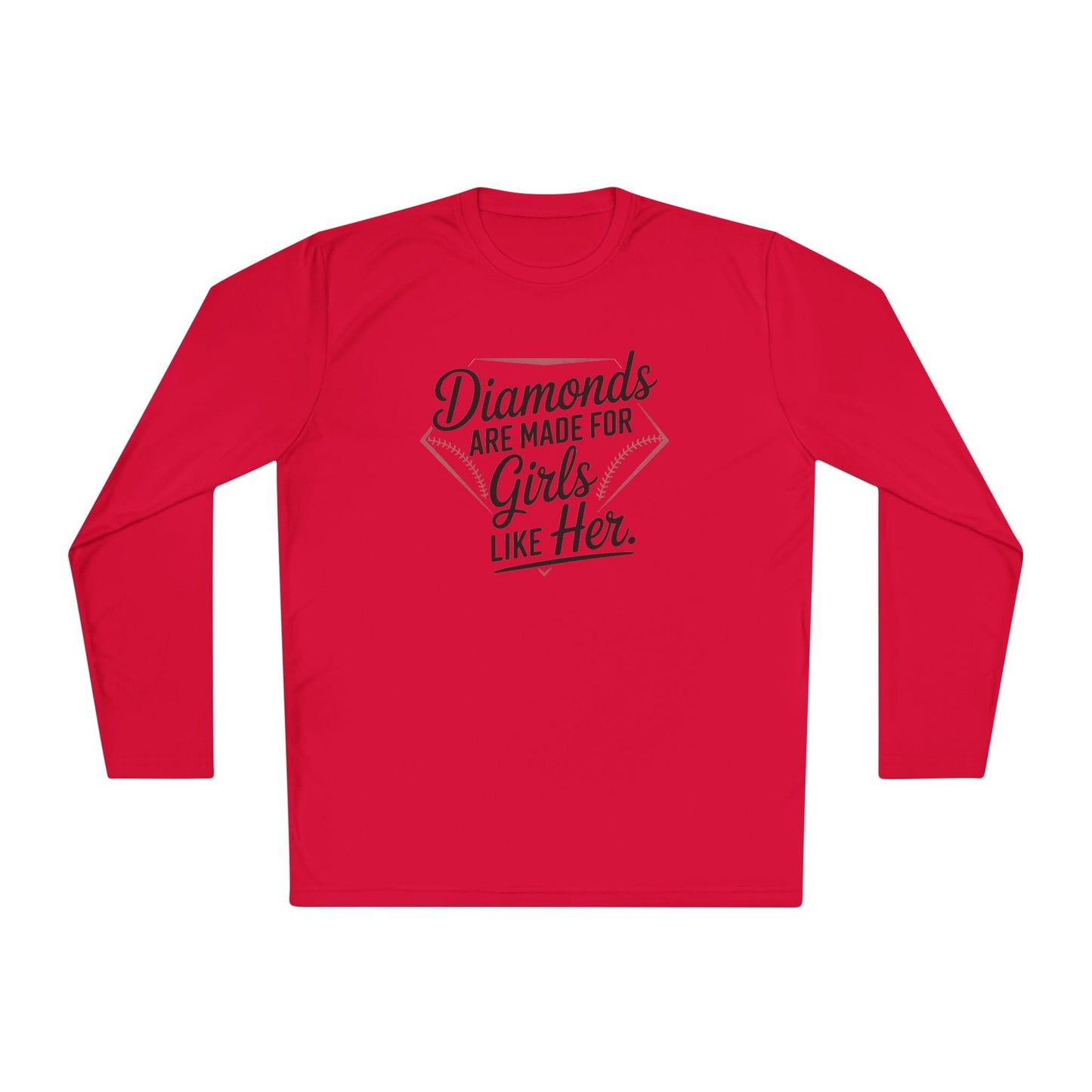 Diamonds Are Made for Girls Like Her Lightweight Long Sleeve Tee