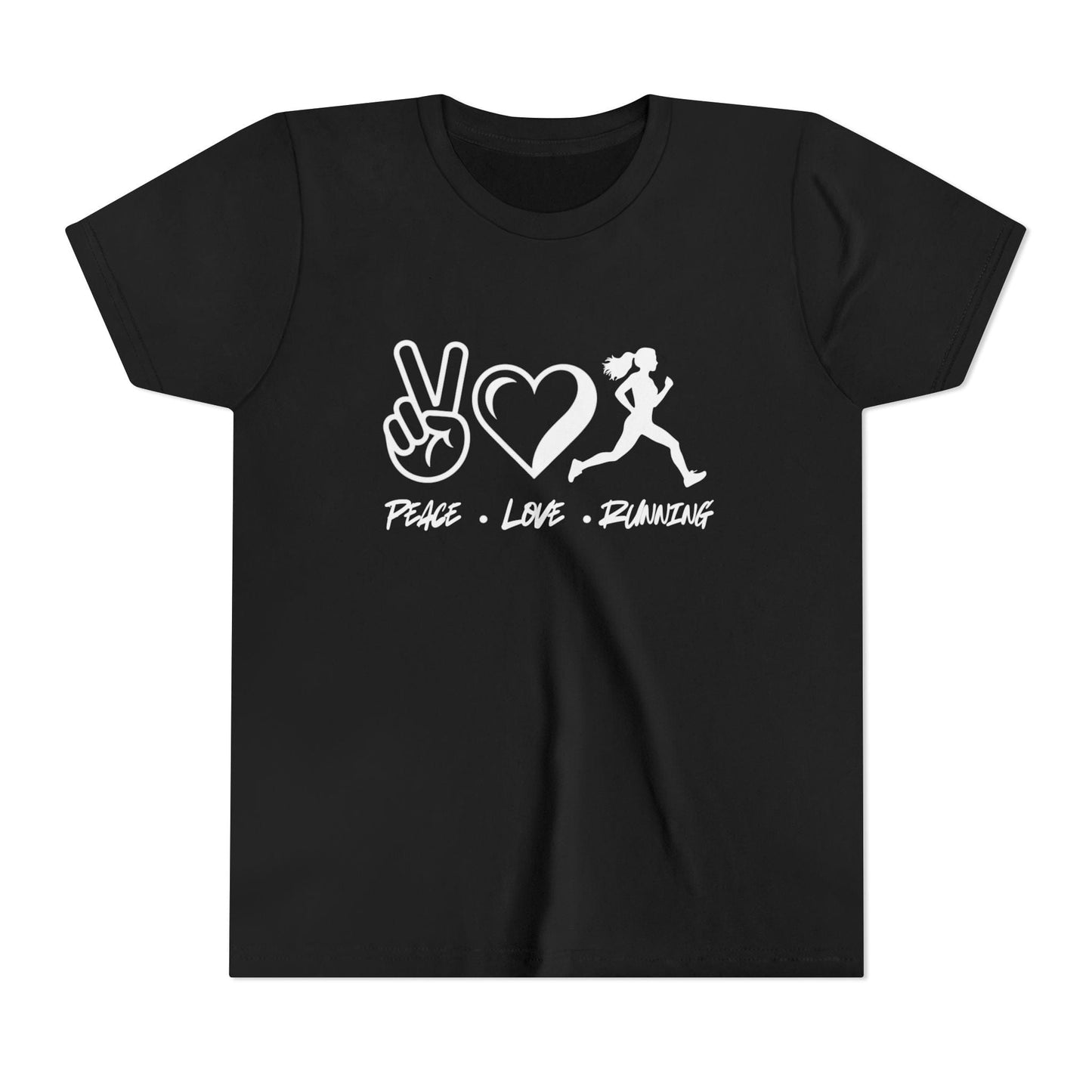 Peace • Love • Running Youth Short Sleeve Tee