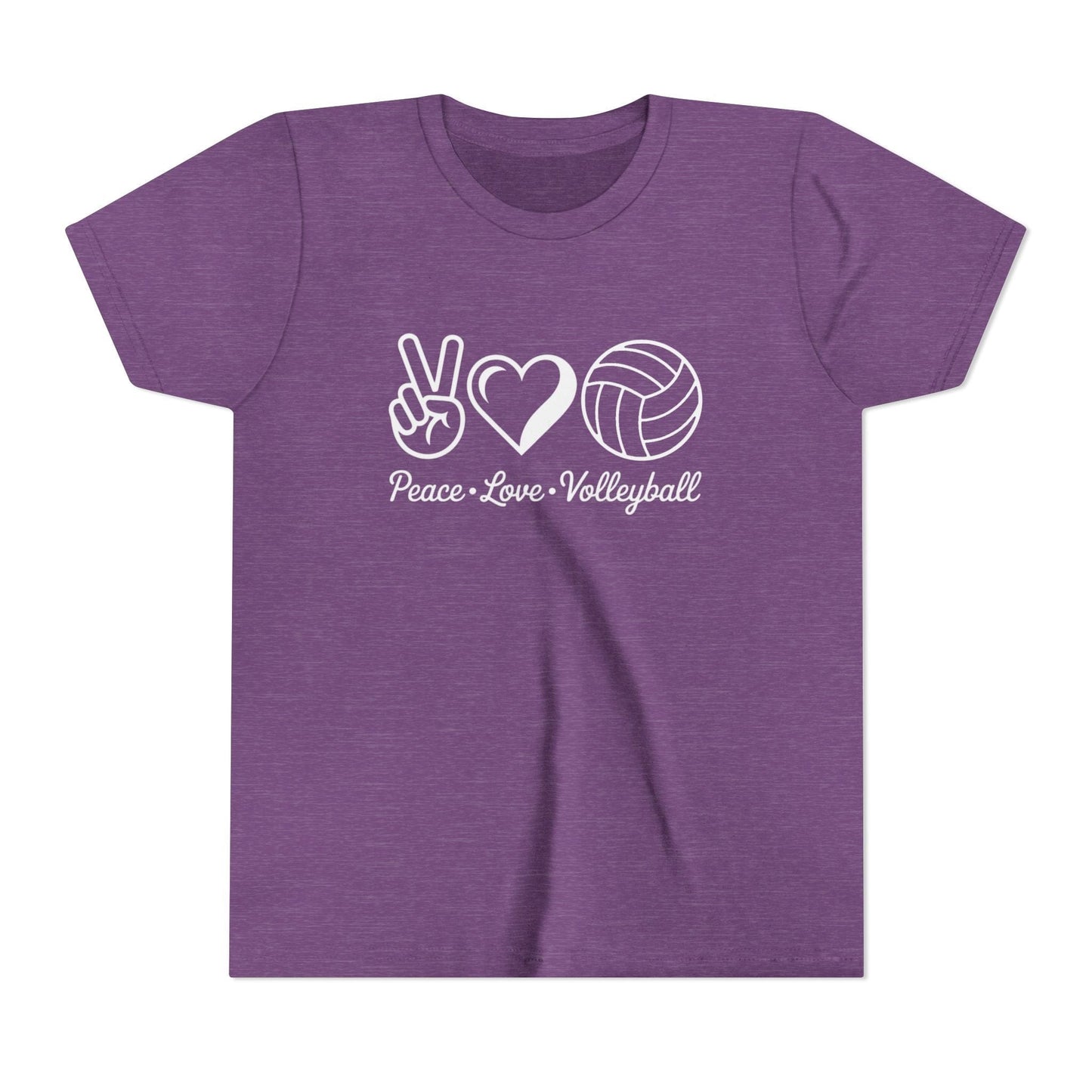 Peace • Love • Volleyball Youth Short Sleeve Tee