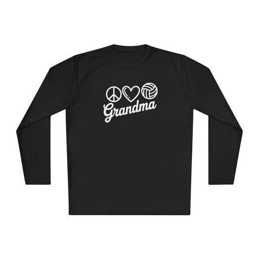 Peace Love Volleyball Grandma Lightweight Long Sleeve Tee