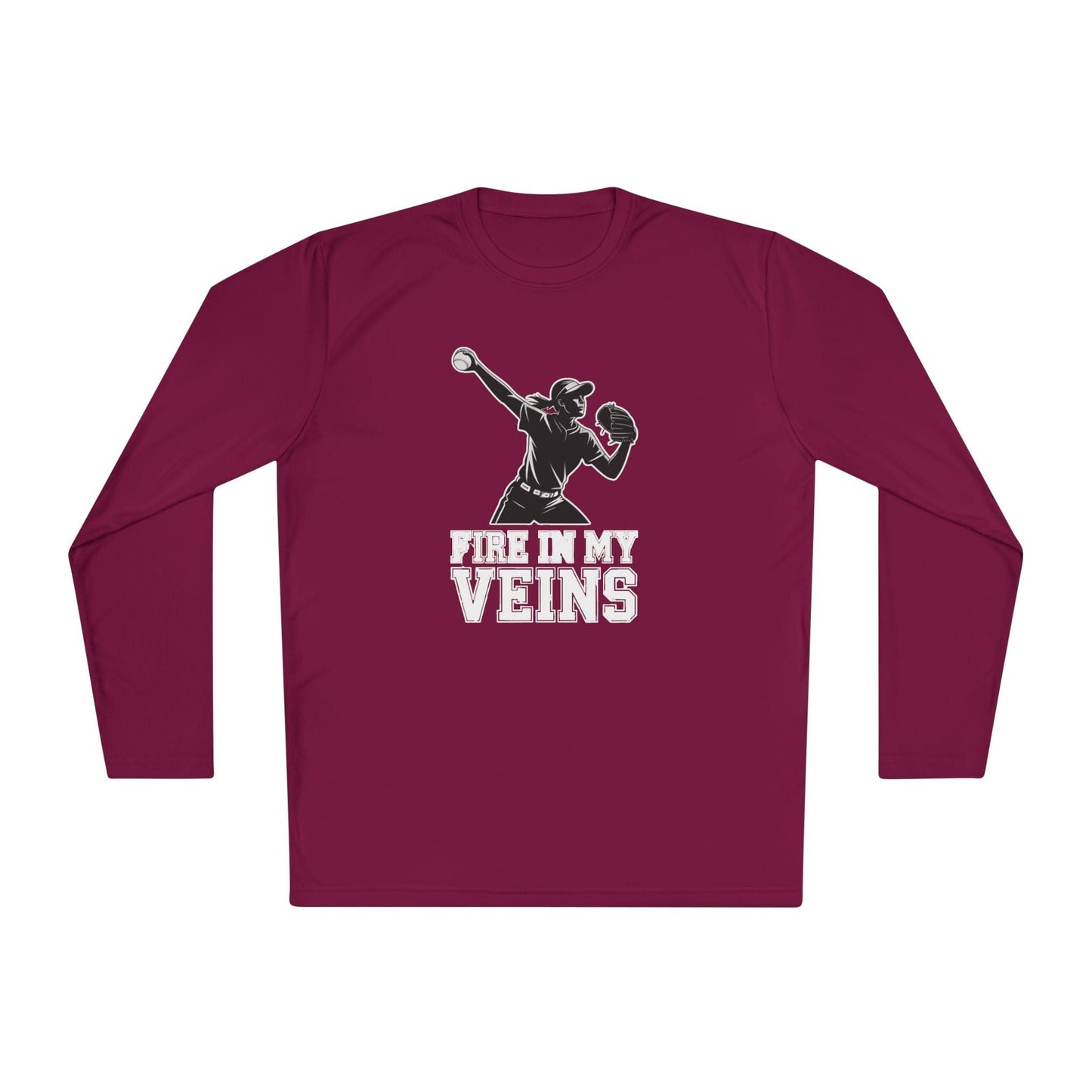 Fire In My Veins Unisex Lightweight Long Sleeve Tee