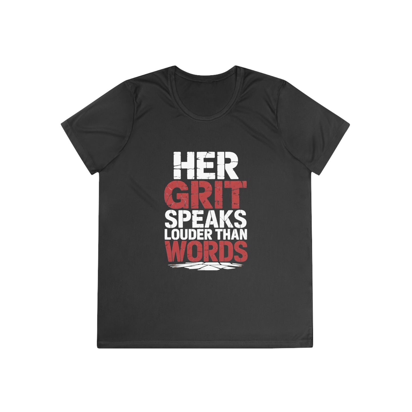 Grit Over Words  Ladies Competitor Tee