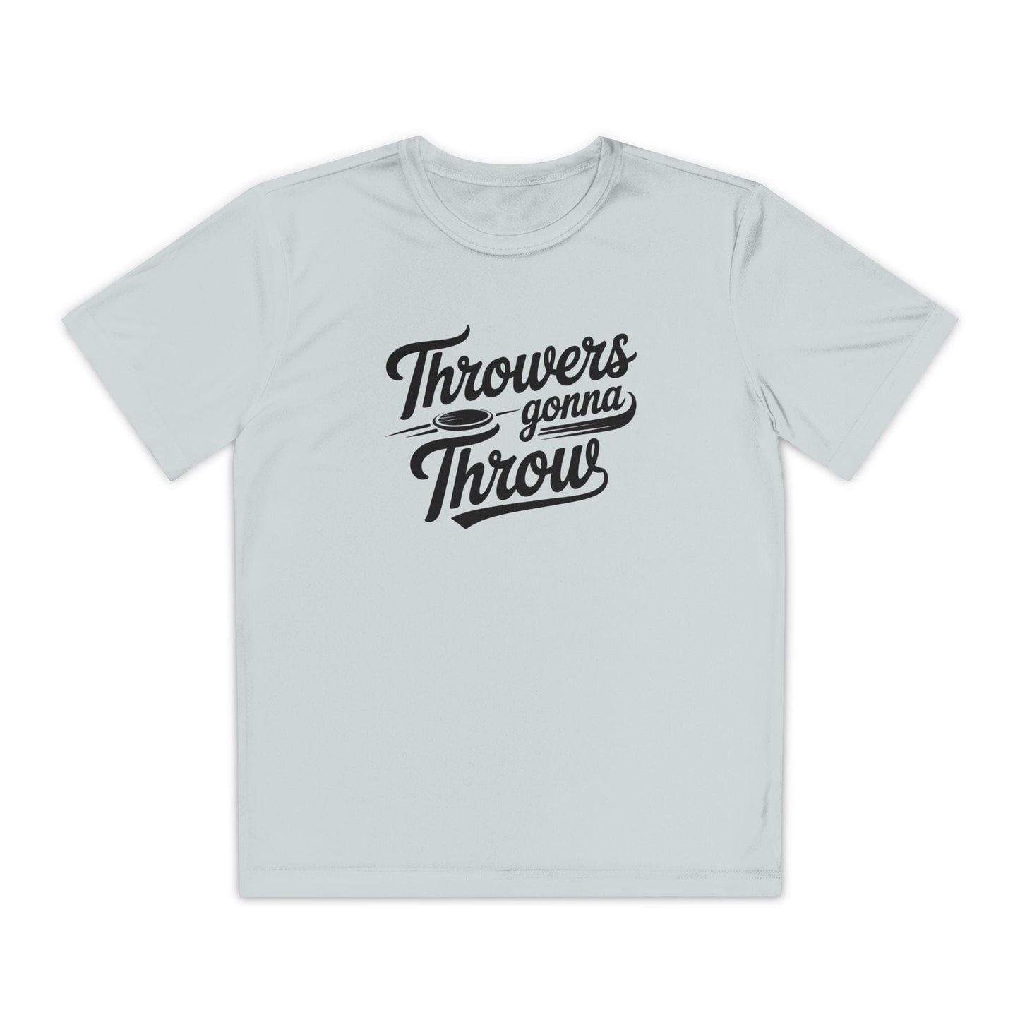Throwers Gonna Throw Youth Moisture Wicking Tee