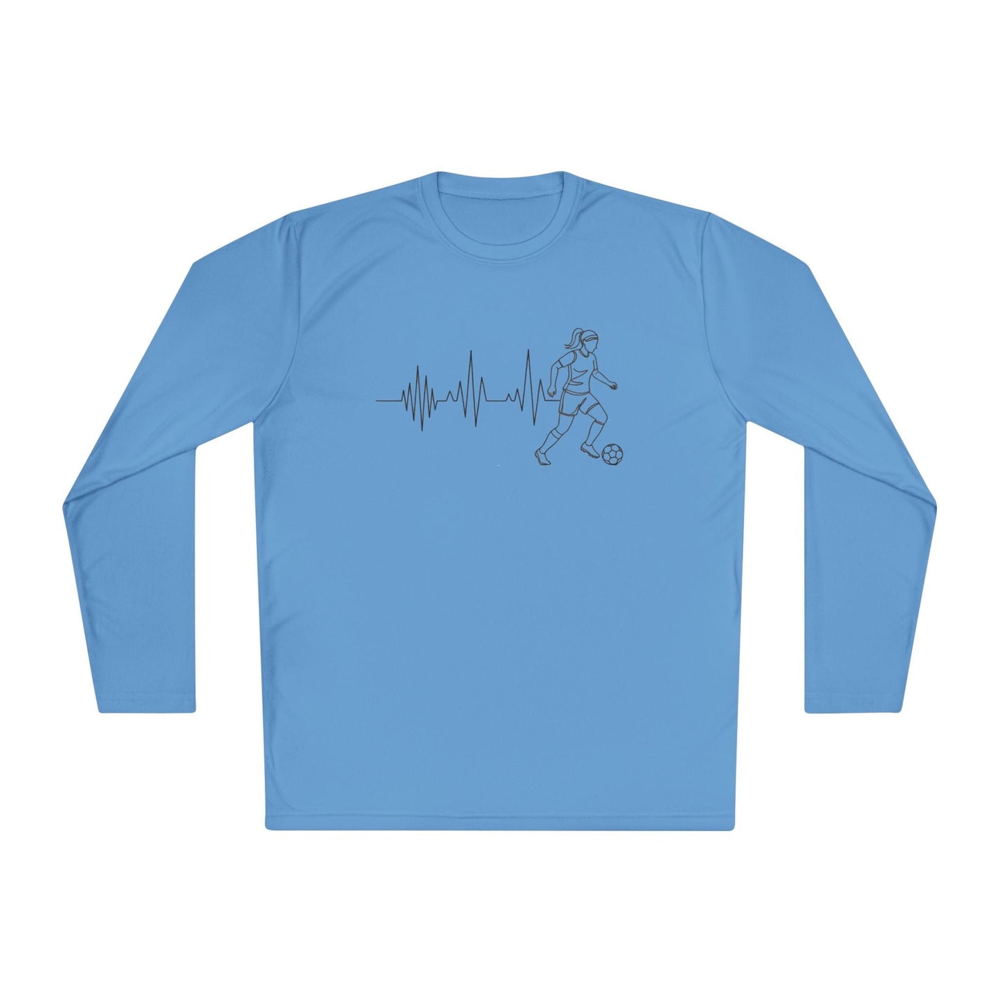 Soccer Heartbeat Lightweight Long Sleeve Tee