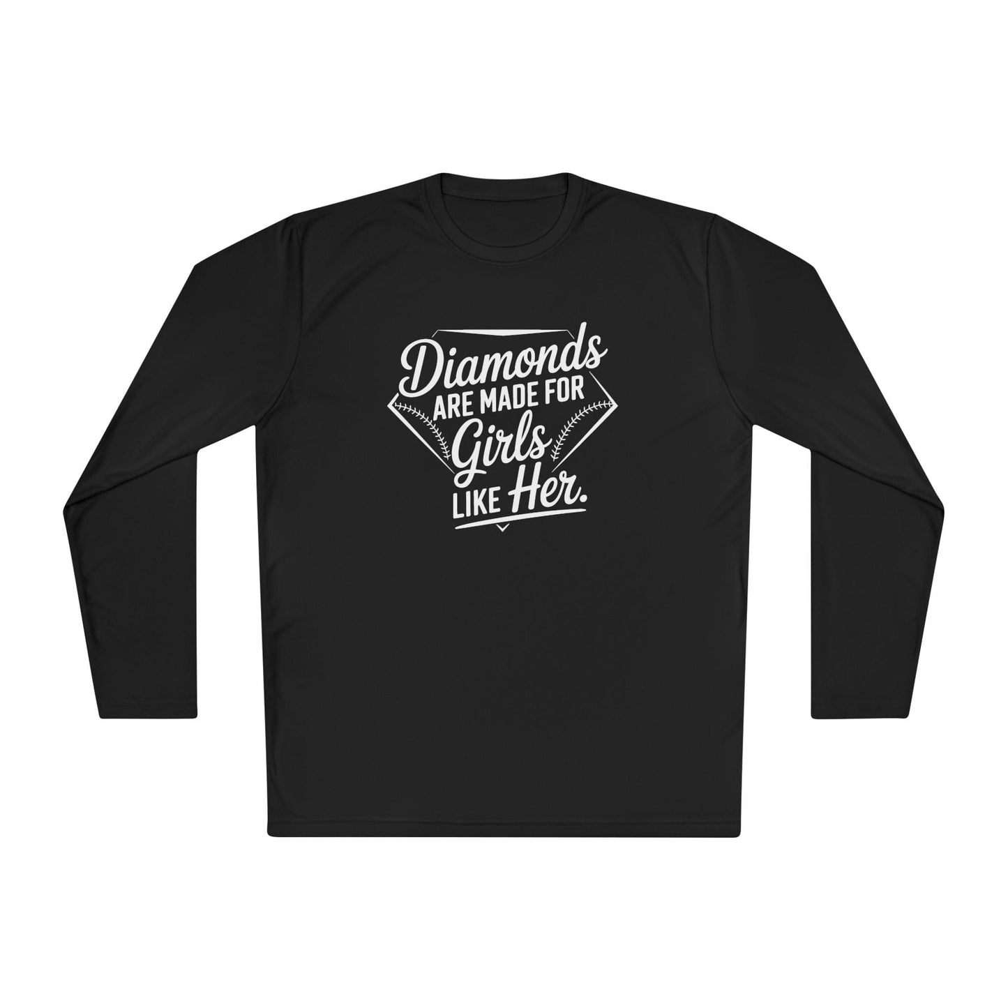 Diamonds Are Made for Girls Like Her Lightweight Long Sleeve Tee