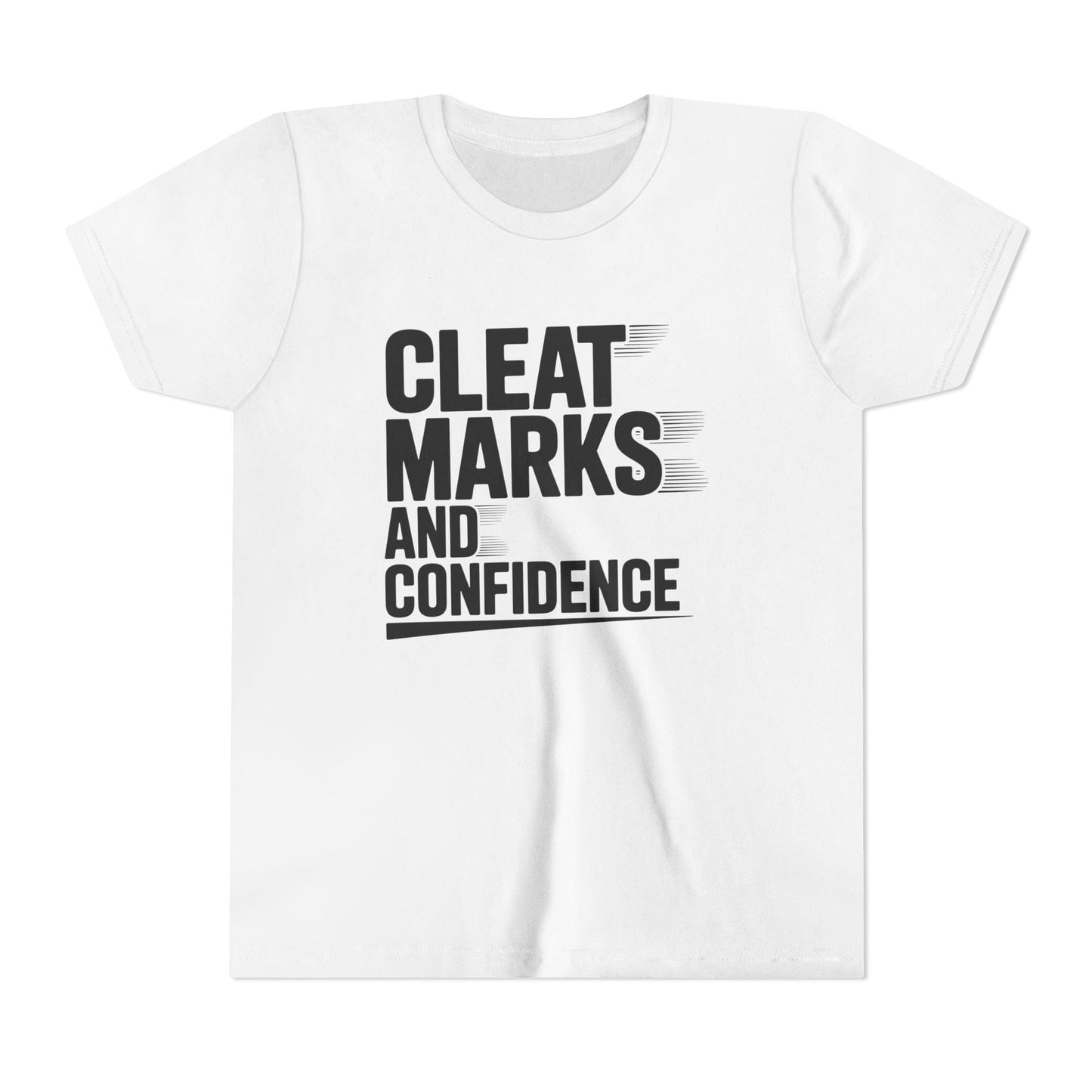 Cleat Marks And Confidence Youth Short Sleeve Tee