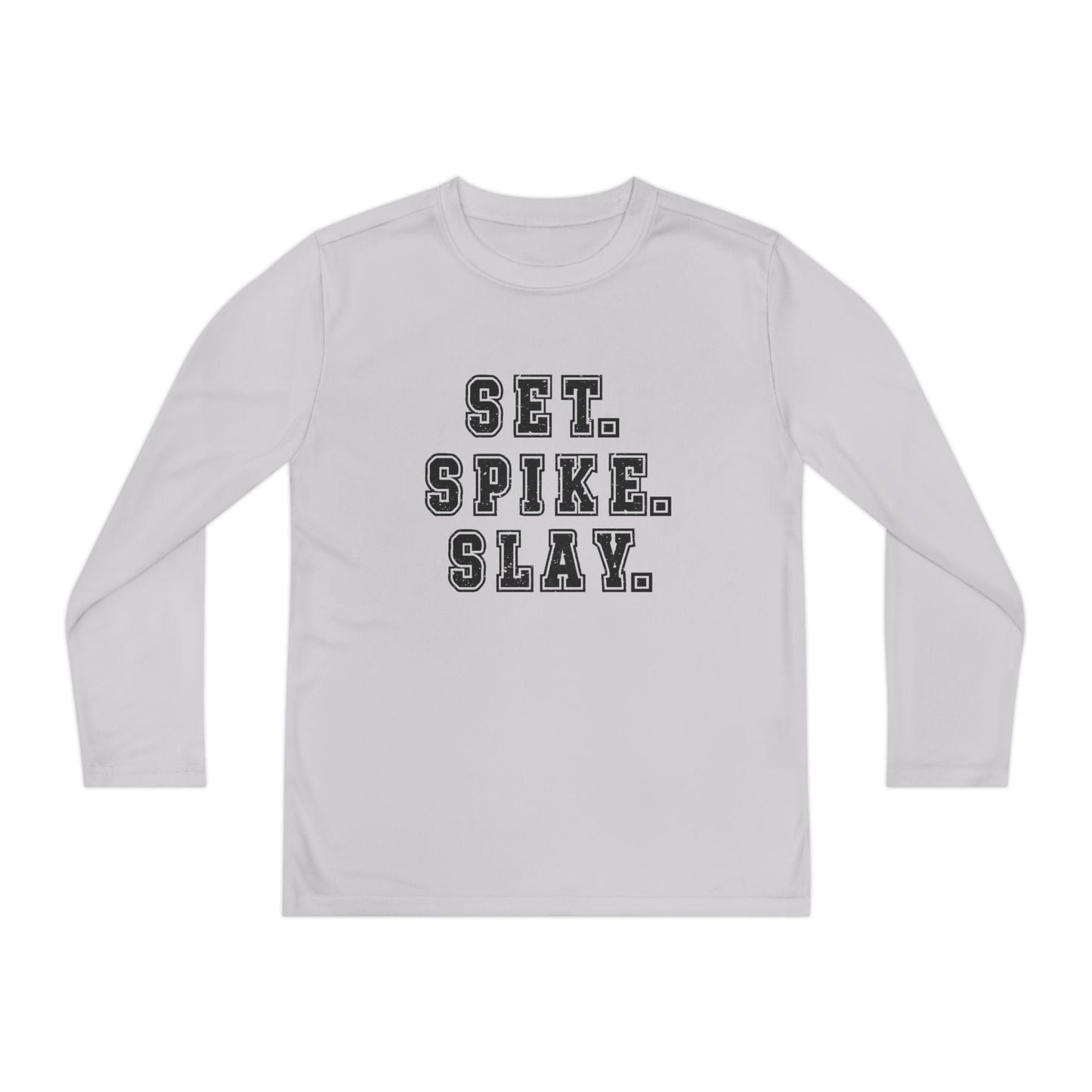 Set.Spike.Slay Youth Long Sleeve Competitor Tee