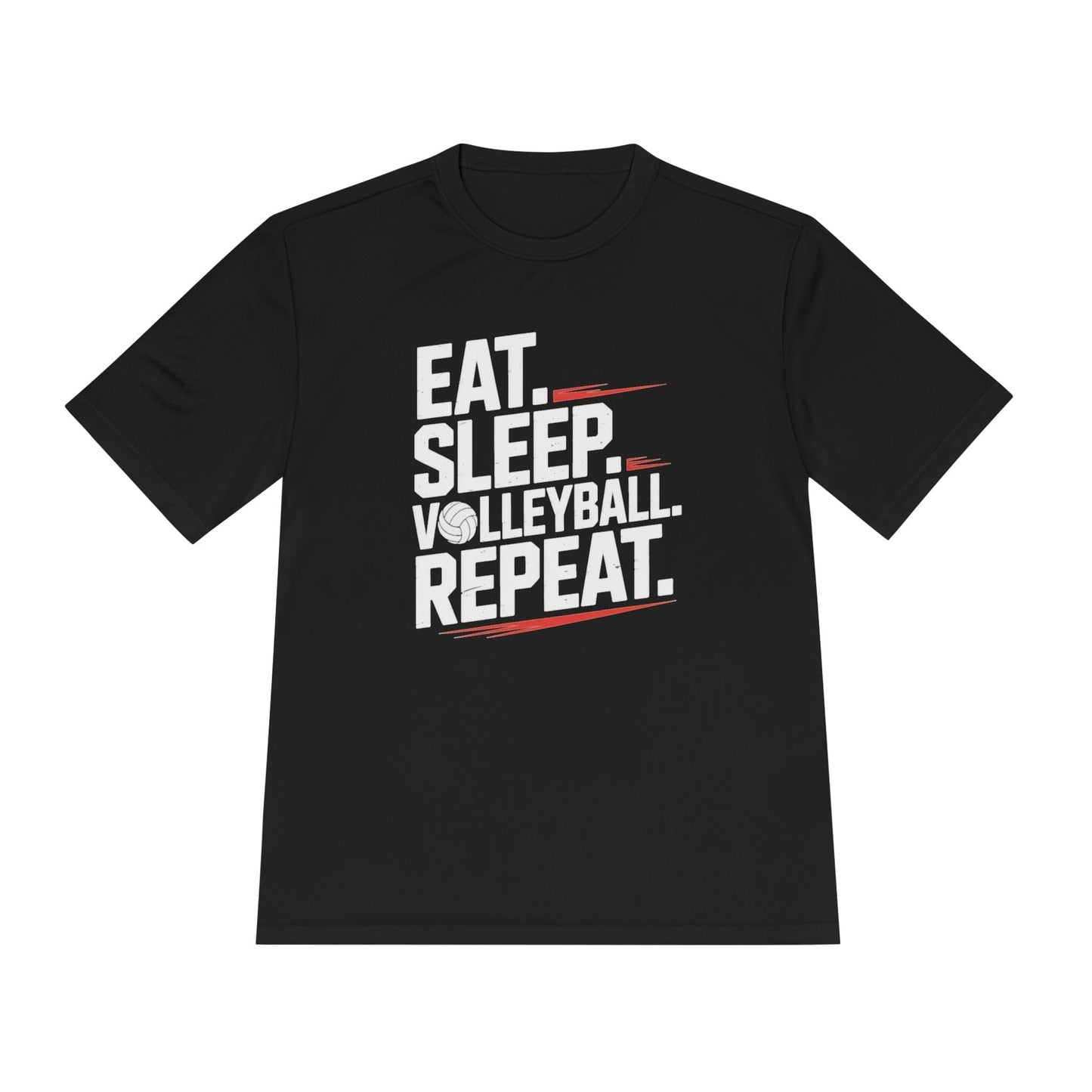 Eat.Sleep.Volleyball.Repeat Unisex Moisture Wicking Tee