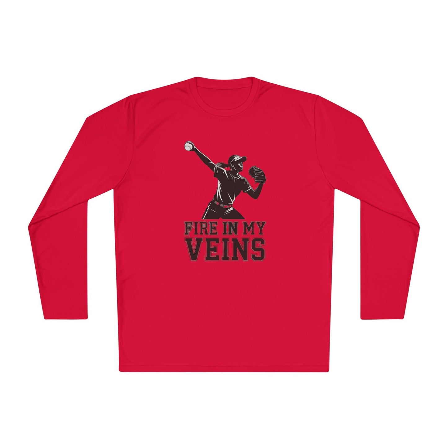 Fire In My Veins Unisex Lightweight Long Sleeve Tee