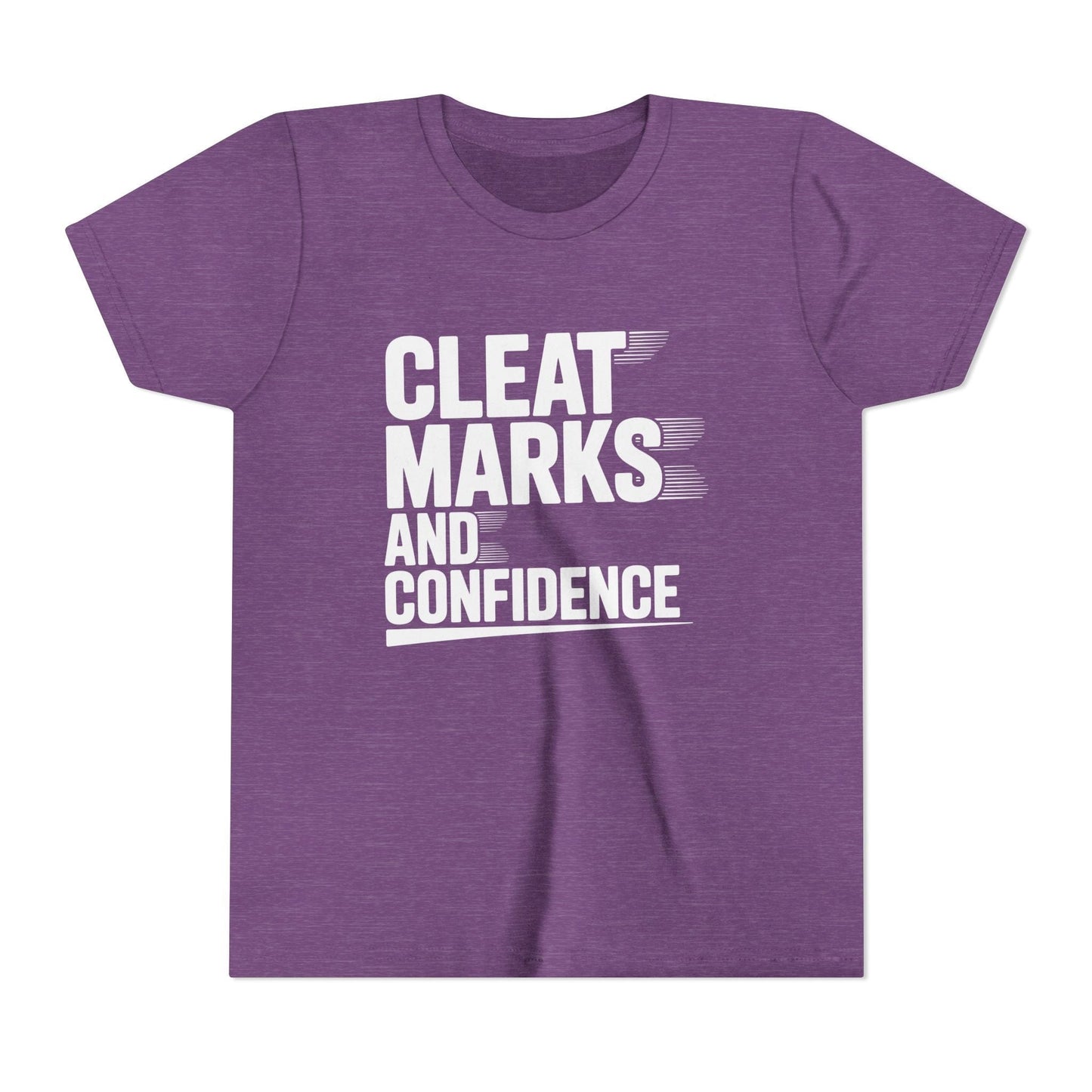 Cleat Marks And Confidence Youth Short Sleeve Tee