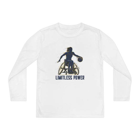 Limitless Power Youth Long Sleeve Competitor Tee