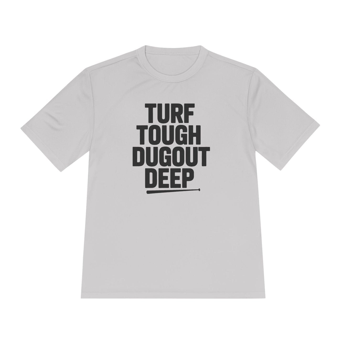 Turf Tough, Dugout Deep Unisex Moisture Wicking Tee