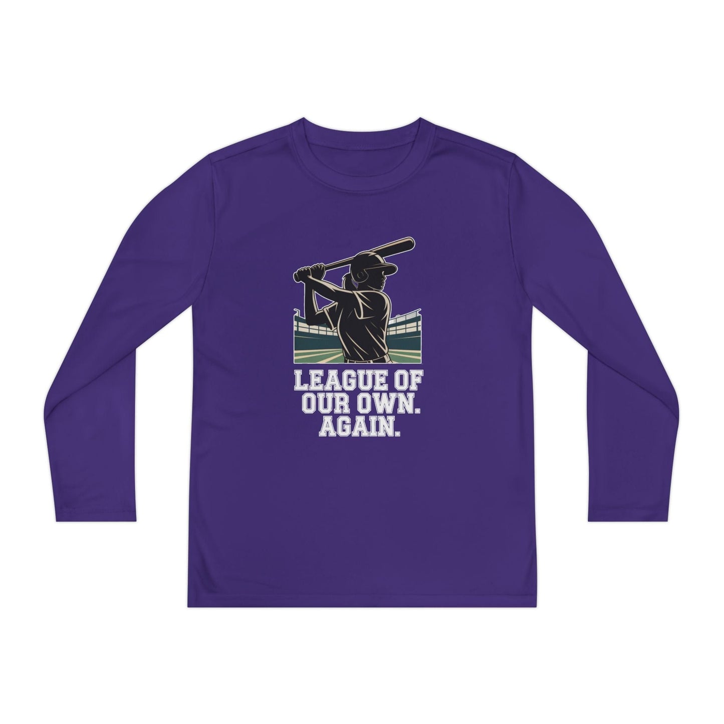 League Of Our Own, Again Youth Long Sleeve Competitor Tee