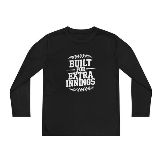 Built For Extra Innings Youth Long Sleeve Competitor Tee